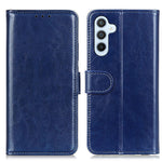 Til Samsung Galaxy A35 5G Cover med Crazy Horse Tekstur, Læder og Standfunktion