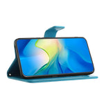 Til Samsung Galaxy A35 5G Cover med præget PU-læderpung og stativ til mobiltelefon