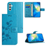 Til Samsung Galaxy A35 5G Cover med præget PU-læderpung og stativ til mobiltelefon