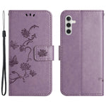 Til Samsung Galaxy A35 5G Cover med præget PU-læderpung og stativ til mobiltelefon