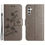 Til Samsung Galaxy A35 5G Cover med præget PU-læderpung og stativ til mobiltelefon