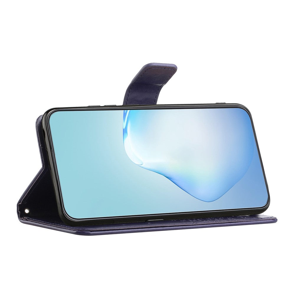 For Samsung Galaxy A35 5G Case Owl Tree Imprinted Leather Stand Wallet Phone Cover