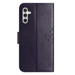 For Samsung Galaxy A35 5G Case Owl Tree Imprinted Leather Stand Wallet Phone Cover
