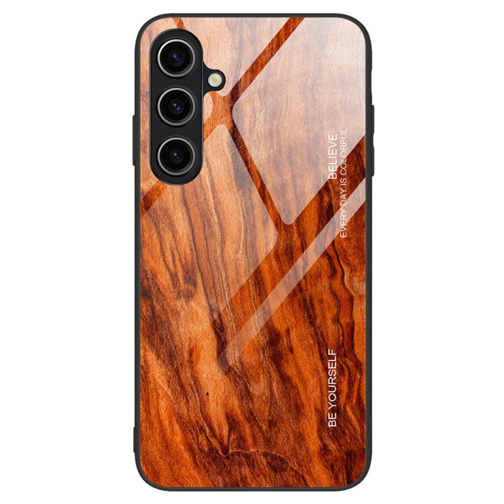 Samsung Galaxy A15 4G Härdat Glas Skal TPU Ram Stötsäkert mobilskal