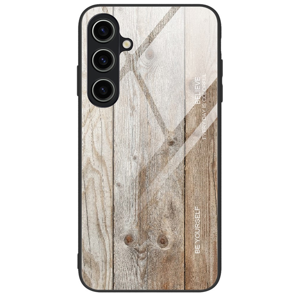 For Samsung Galaxy A15 5G Phone Case Anti-Scratch Tempered Glass+TPU Cover