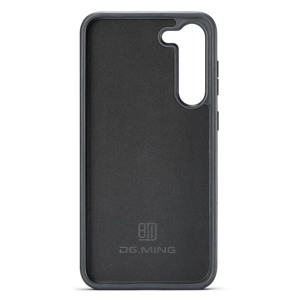 DG.MING For Samsung Galaxy S24 Case Anti-Drop PU Leather Coating Phone Back Cover