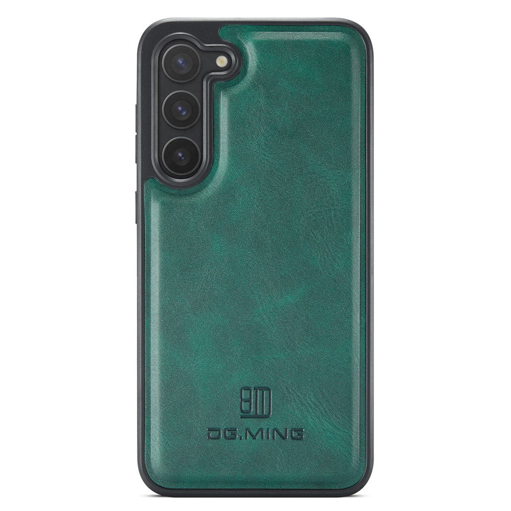DG.MING For Samsung Galaxy S24 Case Anti-Drop PU Leather Coating Phone Back Cover