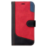 For Xiaomi Redmi 13C 4G / 13C 5G / 13R 5G / Poco M6 5G / Poco C65 4G Phone Case PU Leather Three-Color Splicing Flip Cover