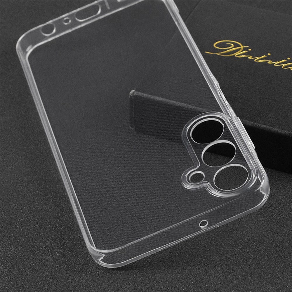 Til Samsung Galaxy A25 5G (Global) (161.0 x 76.5 x 8.3mm) TPU-cover Præcise udskæringer Gennemsigtigt slankt telefoncover