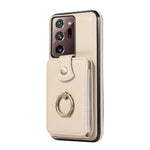 For Samsung Galaxy Note20 Ultra 5G / Note20 Ultra Case TPU+PU Leather Card Holder Kickstand Phone Cover