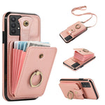 TPU+PU Leather Phone Cover for Samsung Galaxy A32 5G / M32 5G Case Card Holder Kickstand Shell