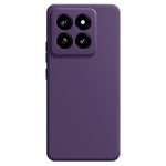 For Xiaomi 14 Soft TPU Case Straight Edge Anti-fall Shockproof Phone Cover