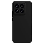 For Xiaomi 14 Soft TPU Case Straight Edge Anti-fall Shockproof Phone Cover