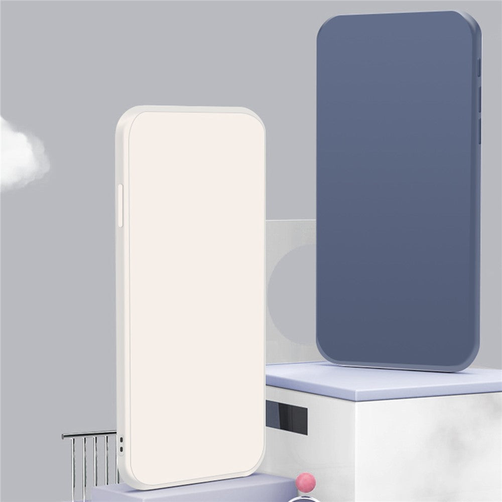 Til Samsung Galaxy A15 4G Lige Kant Cover Blød Fiberforing TPU Telefoncover
