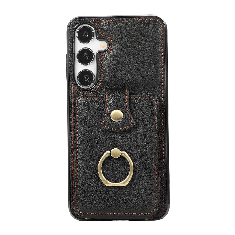 Cover til Samsung Galaxy A14 5G/4G med lukning og stativ, TPU+PU-læder