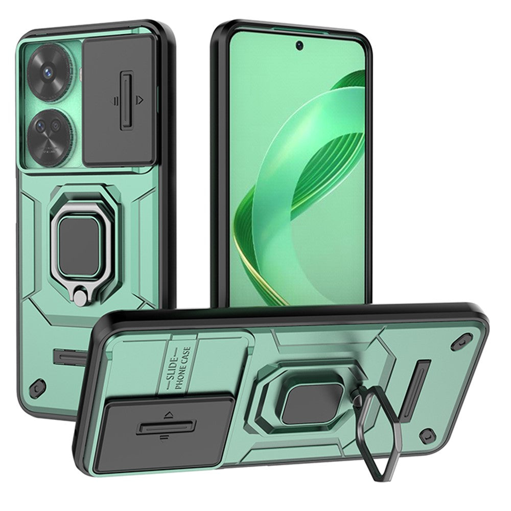For Huawei nova 11 SE / nova 12 SE 4G Kickstand Phone Case with Slide Camera Cover