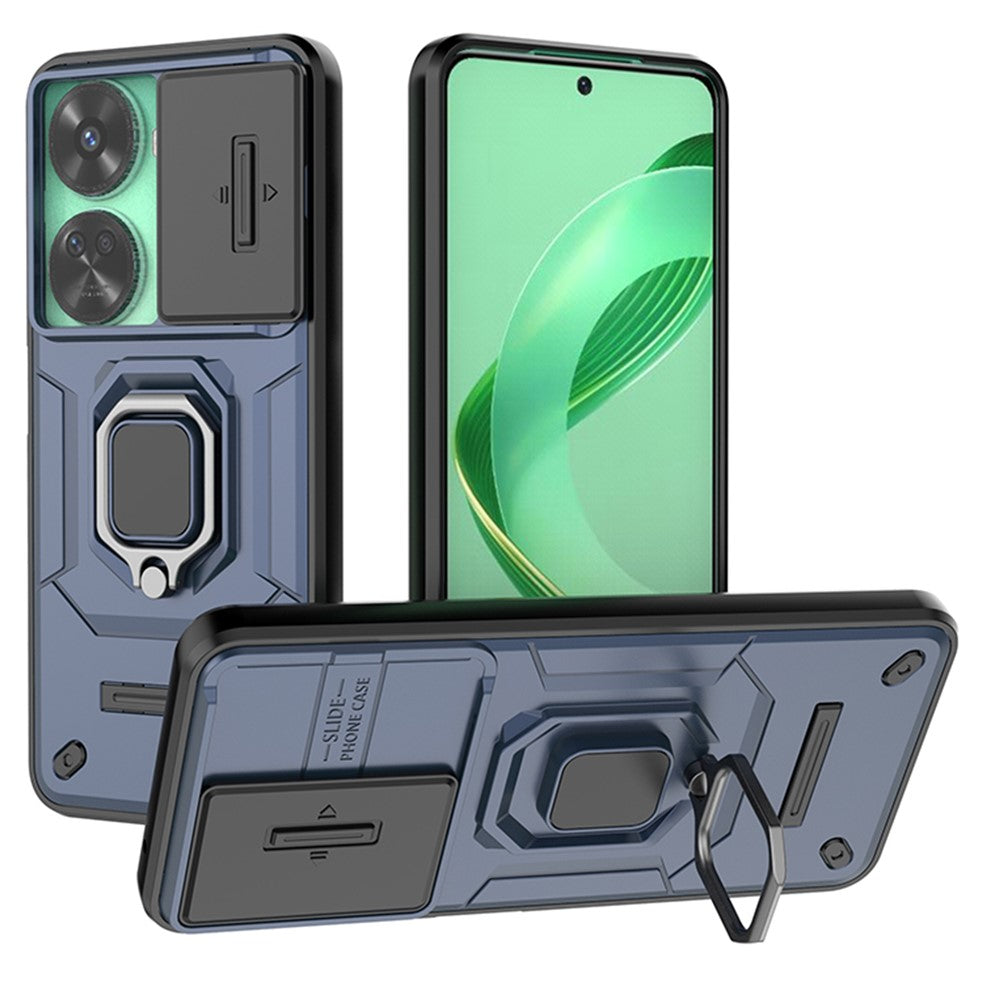 For Huawei nova 11 SE / nova 12 SE 4G Kickstand Phone Case with Slide Camera Cover