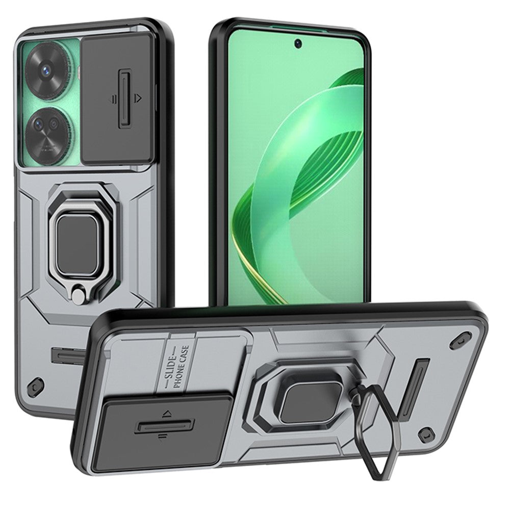 For Huawei nova 11 SE / nova 12 SE 4G Kickstand Phone Case with Slide Camera Cover