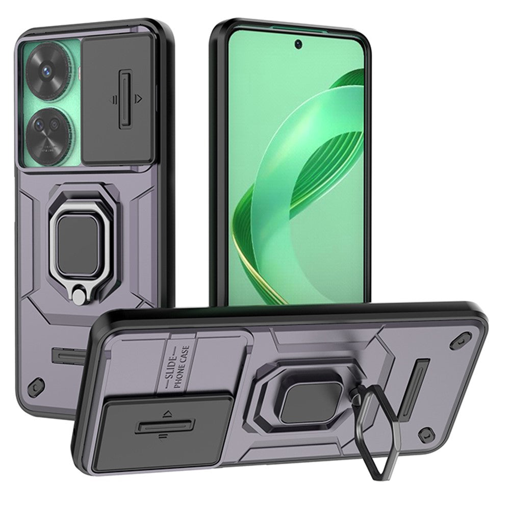 For Huawei nova 11 SE / nova 12 SE 4G Kickstand Phone Case with Slide Camera Cover