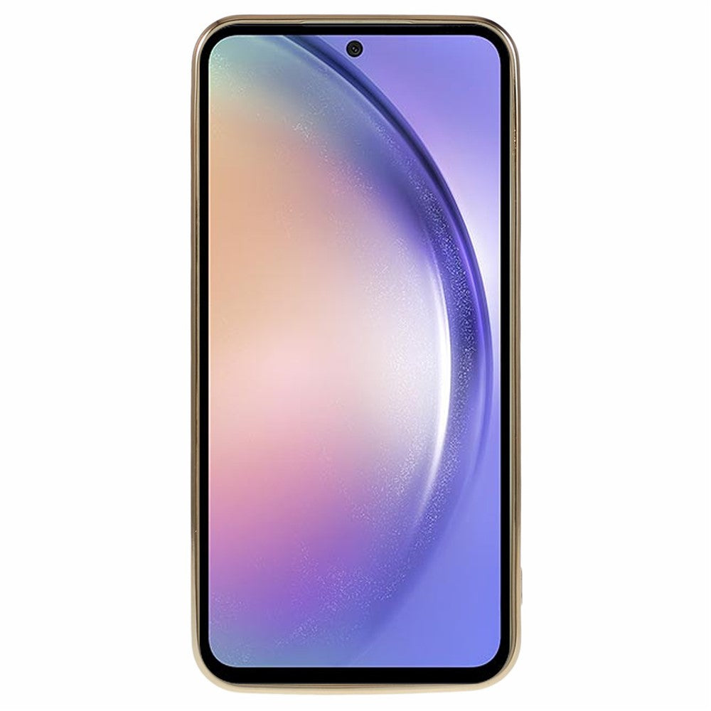 Til Samsung Galaxy A15 4G / A15 5G Cover Glansfuld 6D Galvanisering TPU Beskyttelsescover