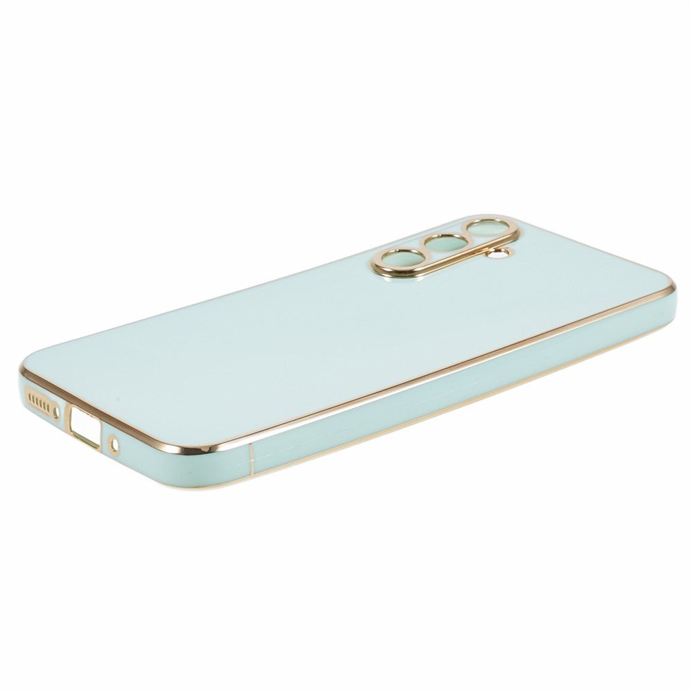 Til Samsung Galaxy A15 4G / A15 5G Cover Glansfuld 6D Galvanisering TPU Beskyttelsescover