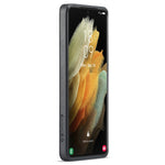 DG.MING mobiltelefonetui i læderbelagt PC+TPU til Samsung Galaxy S21 Ultra 5G