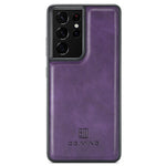 DG.MING mobiltelefonetui i læderbelagt PC+TPU til Samsung Galaxy S21 Ultra 5G