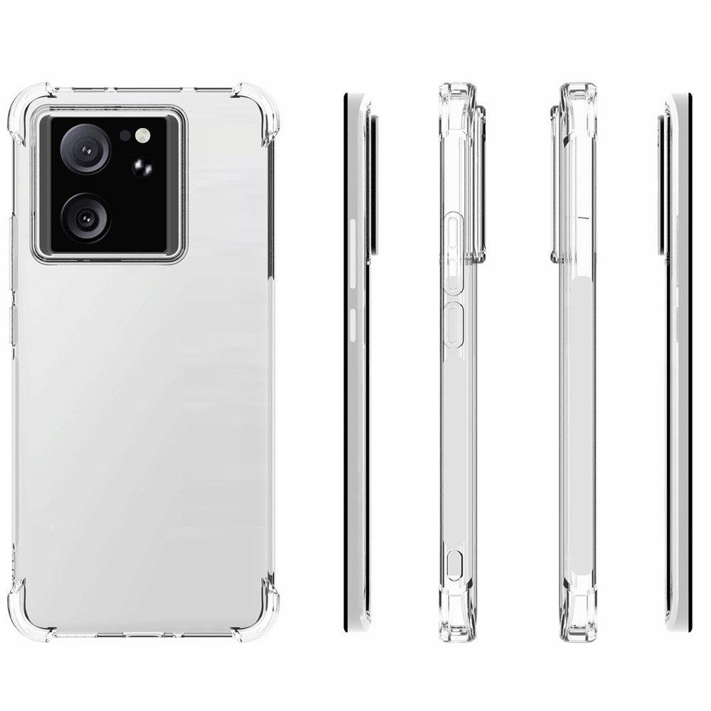 For Xiaomi Redmi K60 Ultra / 13T / 13T Pro TPU Case Reinforced Corners Clear Phone Cover