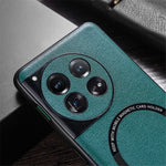 For OnePlus 12 5G Case PU Leather+TPU Phone Back Cover Magnetic Case