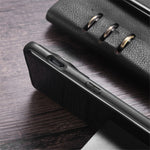 For OnePlus 12 5G Case PU Leather+TPU Phone Back Cover Magnetic Case