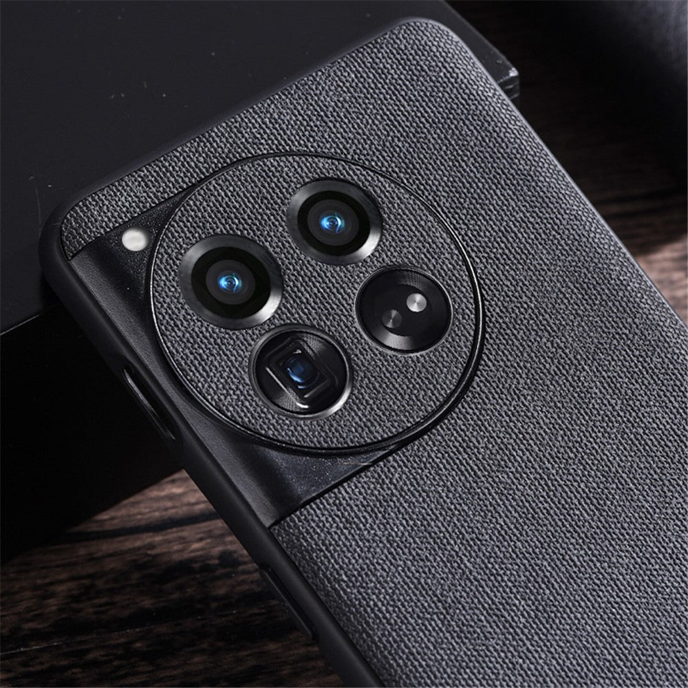 For OnePlus 12 5G Phone Case Shockproof Cloth+Hard PC Cell Phone Back Cover