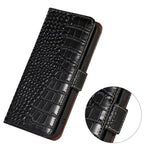 For Samsung Galaxy A35 5G Case with Card Holder Genuine Cow Leather RFID Blocking Cover