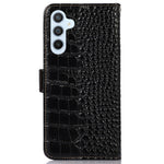For Samsung Galaxy A35 5G Case with Card Holder Genuine Cow Leather RFID Blocking Cover
