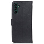 KHAZNEH For Samsung Galaxy A35 5G Leather Cases Stand Cowhide Texture Phone Cover Wallet