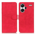 KHAZNEH For Xiaomi Redmi Note 13 Pro+ 5G Stand Case PU Leather Retro Cell Phone Cover