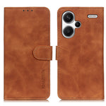 KHAZNEH För Xiaomi Redmi Note 13 Pro+ 5G Stativskal PU Läder Retro Mobilskal