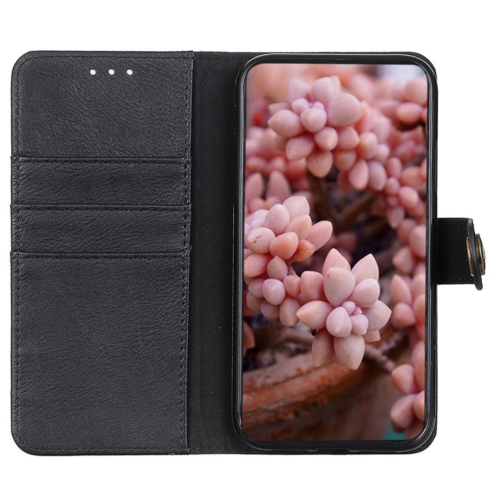 KHAZNEH For Xiaomi Redmi Note 13 Pro+ 5G Cell Phone Cases Cowhide Texture Stand Wallet Cover