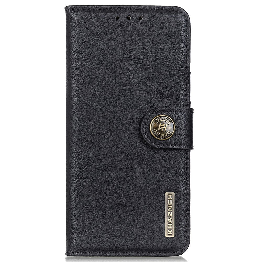 KHAZNEH For Xiaomi Redmi Note 13 Pro+ 5G Cell Phone Cases Cowhide Texture Stand Wallet Cover