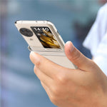For Oppo Find N3 Flip 5G Clear PC Phone Case Hinge Protection Back Cover