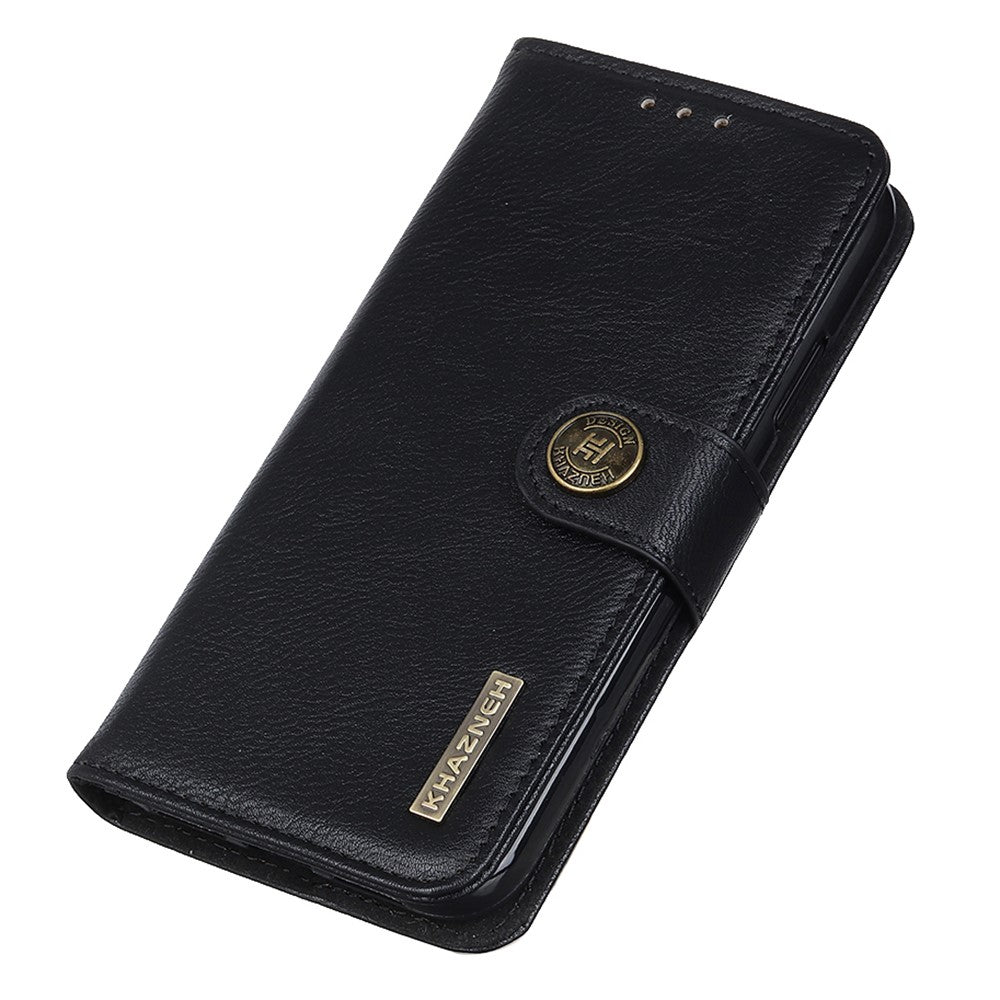 KHAZNEH For Xiaomi Redmi Note 13 5G Cowhide Texture Case Leather Phone Wallet Cover