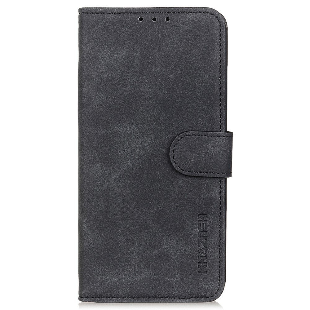 KHAZNEH For Xiaomi Redmi Note 13 5G Case Retro PU Leather Smart Phone Stand Cover