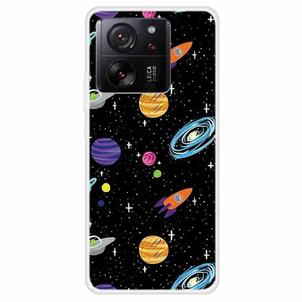 For Xiaomi 13T  /  13T Pro  /  Redmi K60 Ultra TPU Case Pattern Printing Phone Protective Cover