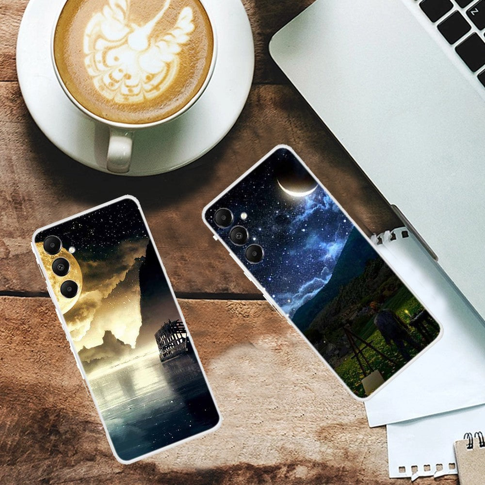 For Samsung Galaxy A05s 4G Back Case Drop-proof TPU Cell Phone Cover with Pattern Printing