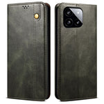 For Xiaomi Redmi K70E 5G / Poco X6 Pro 5G Leather Case Wallet Waxy Crazy Horse Texture Stand Cover