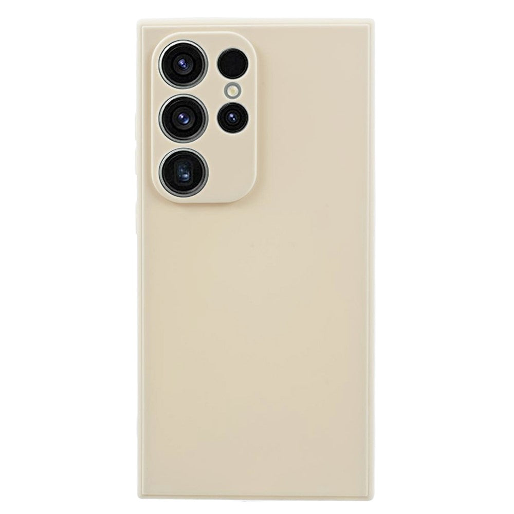 For Samsung Galaxy S24 Ultra TPU Case Straight Edge Protective Phone Cover
