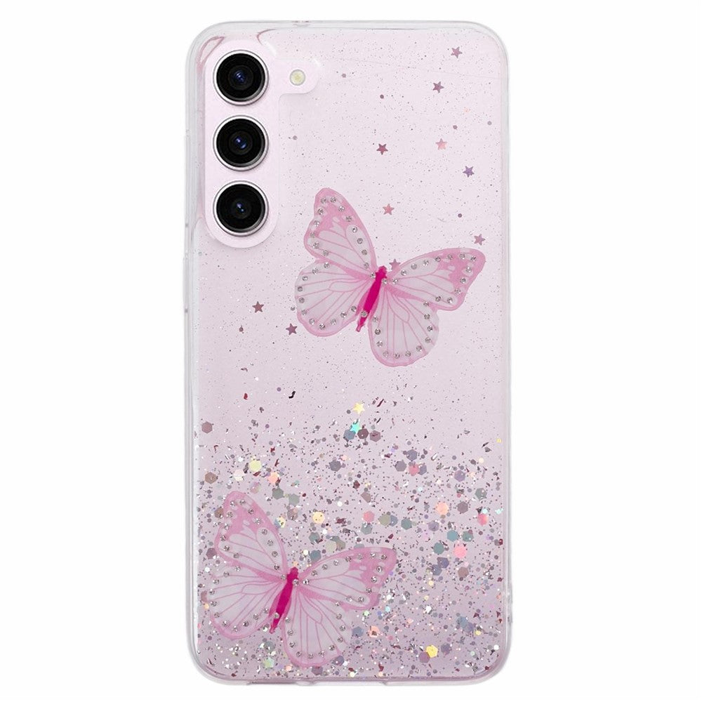 AW Series For Samsung Galaxy S24+ Case Big Rear Lens Hole TPU+PVC Protective Cover