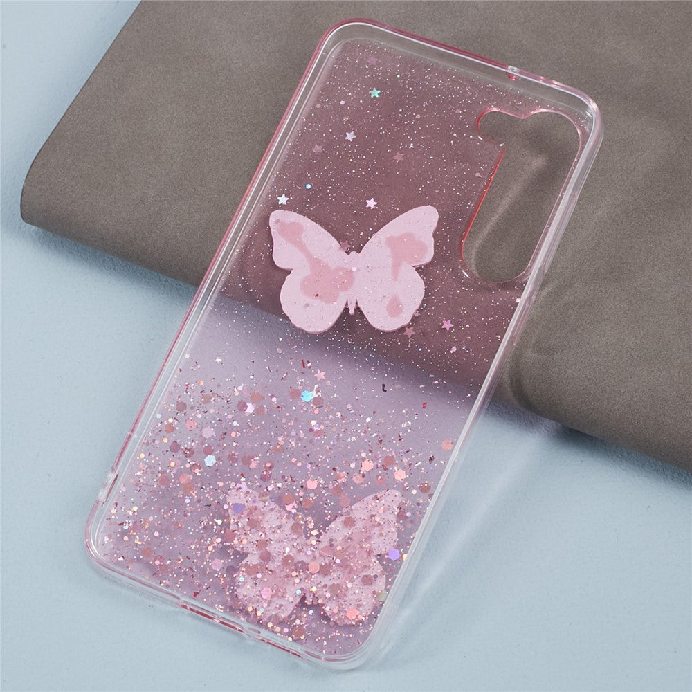 AW-serien för Samsung Galaxy S24+ skal stort bakre linshål TPU+PVC-skyddsfodral