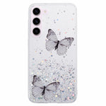 AW-serien för Samsung Galaxy S24+ skal stort bakre linshål TPU+PVC-skyddsfodral