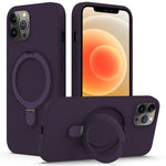 For iPhone 12 / 12 Pro Case Kickstand Phone Cover Compatible with MagSafe