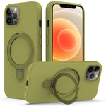 For iPhone 12 / 12 Pro Case Kickstand Phone Cover Compatible with MagSafe